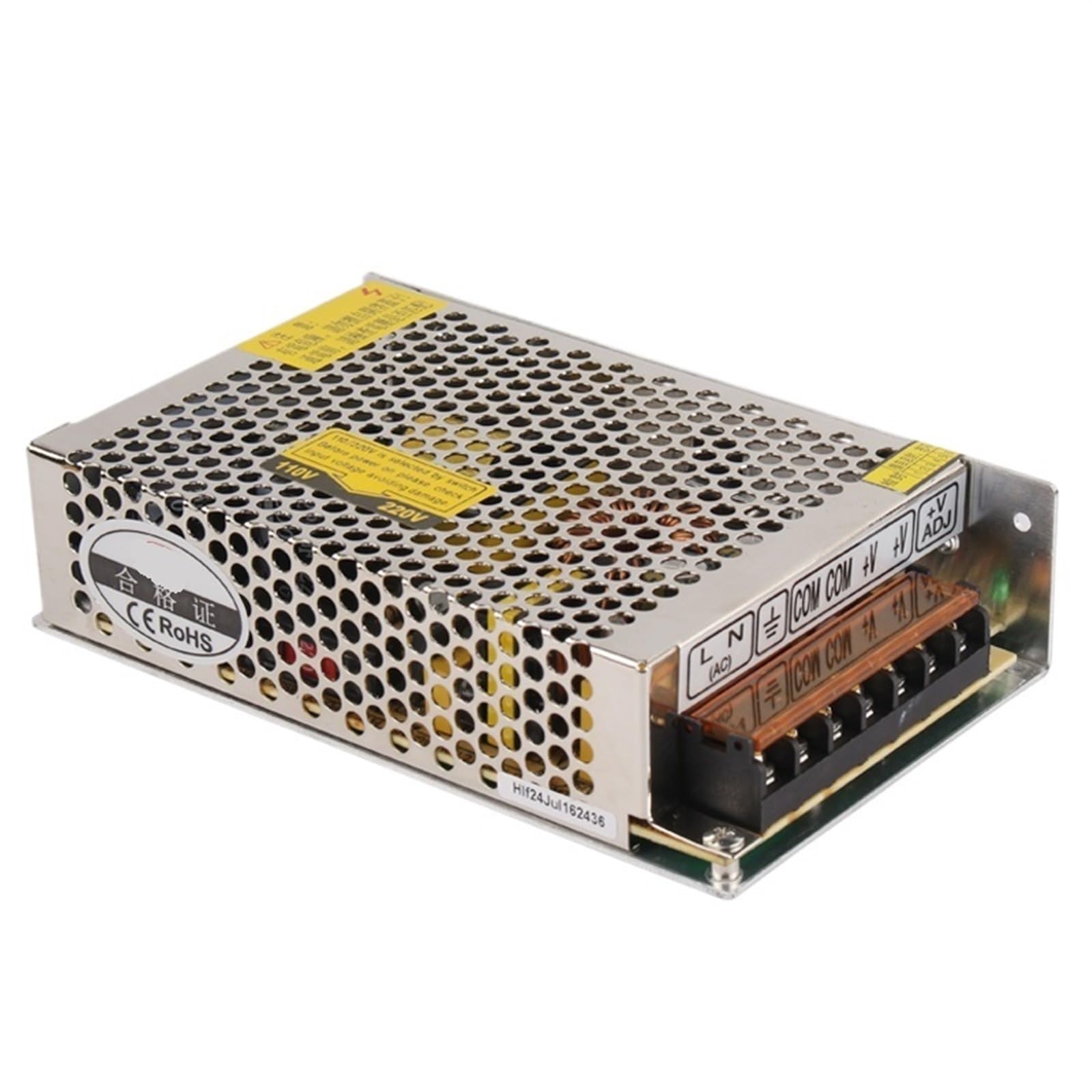 PWANUIGTE AS-100-5 110/220VAC Input 100W 5VDC 20A Mini Type Output Switching Mode Power Supply 1Pcs