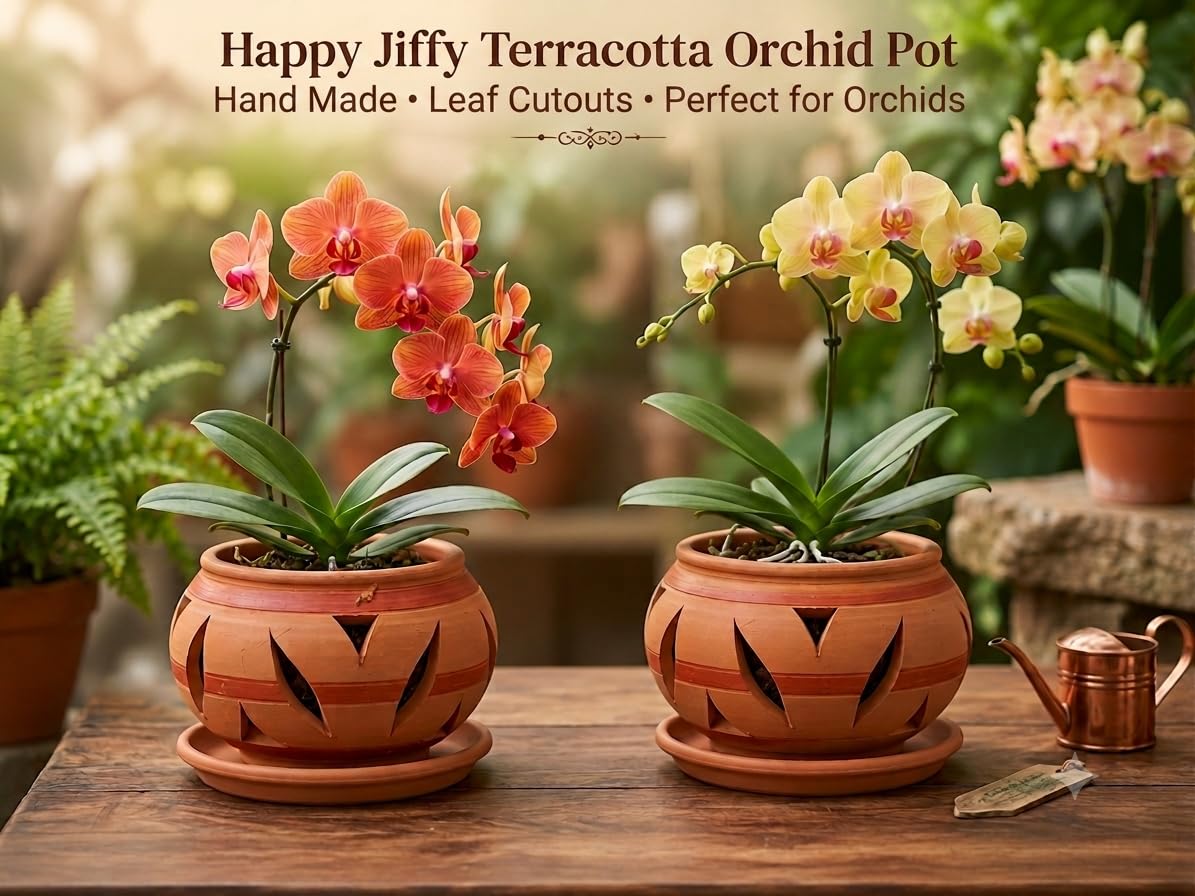 Happy Jiffy Unique Design Terracotta Leaf Cut Design Hundy Shaped