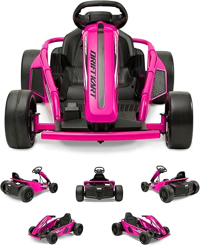 Miniatura 7 de Hyper Juguetes 24V Go Kart Ride On (rosa)