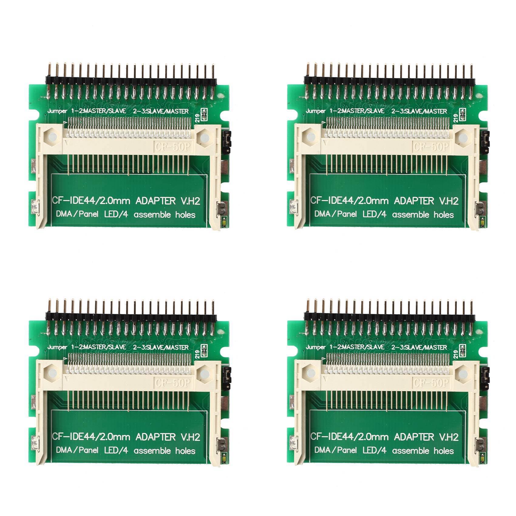 Bloepum 4X Pin-Bare Laptop 44-Pin Male IDE to Card Adapter