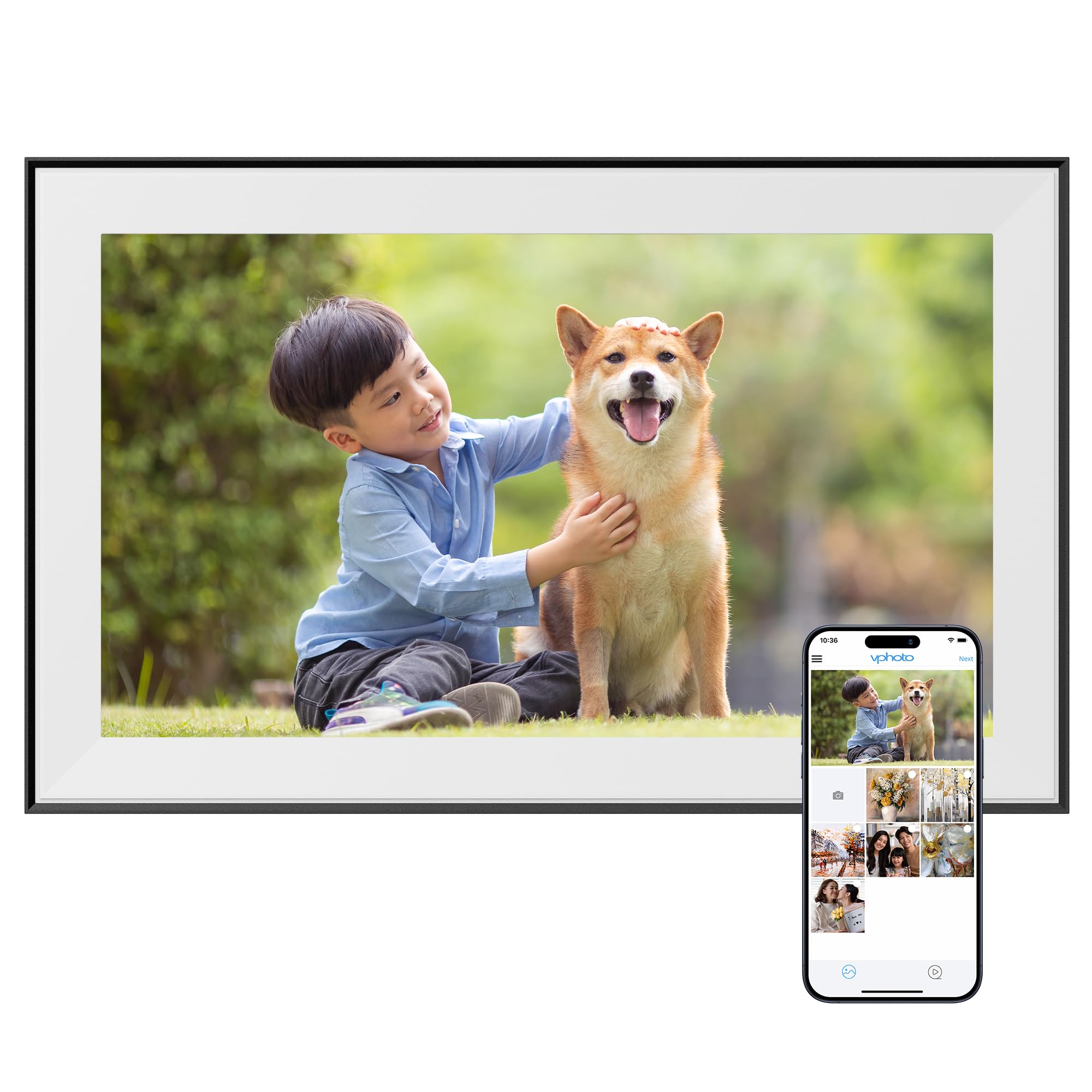 Amazon | Dragon Touch デジタルフォトフレーム 15.6インチ 32GB