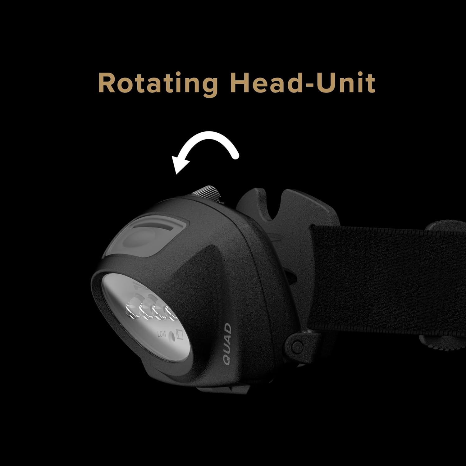 Princeton Tec Quad Industrial Headlamp - Black