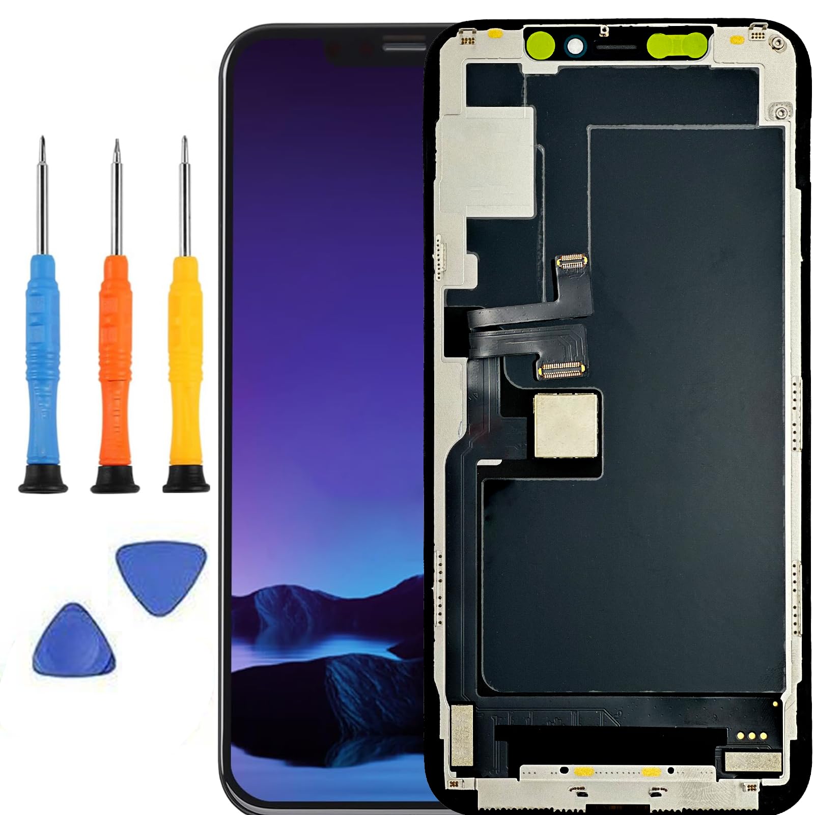 for iPhone 11 Pro Screen Replacement for iPhone 11 Pro Screen Replacement kit for iPhone 11Pro A2215 A2217 A2160 LCD Display Digitizer Touch Screen Assembly 5.8 Inch