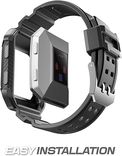 Miniatura 4 de SUPCASE Unicorn Beetle Pro - Funda resistente con hebilla para Fitbit Ionic, correas de repuesto para reloj inteligente Fitbit Ionic