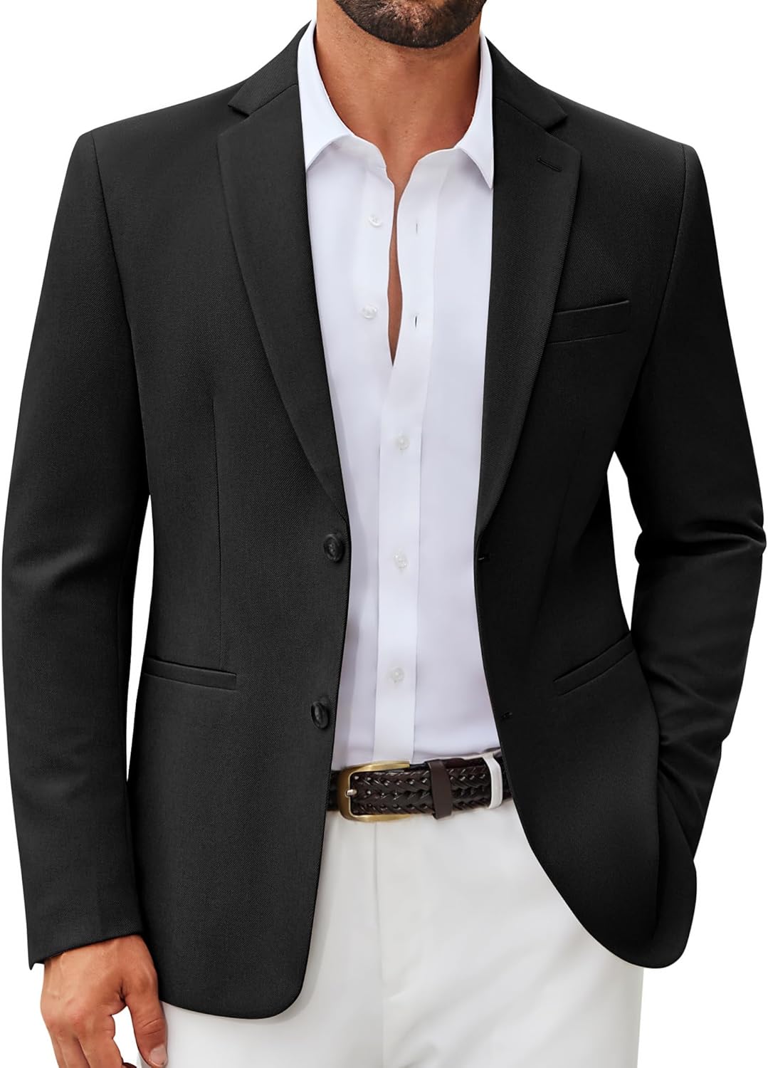 COOFANDY Men’s Casual Blazer Slim Fit Two Buttons Sport Coat Lightweight Suit Jacket