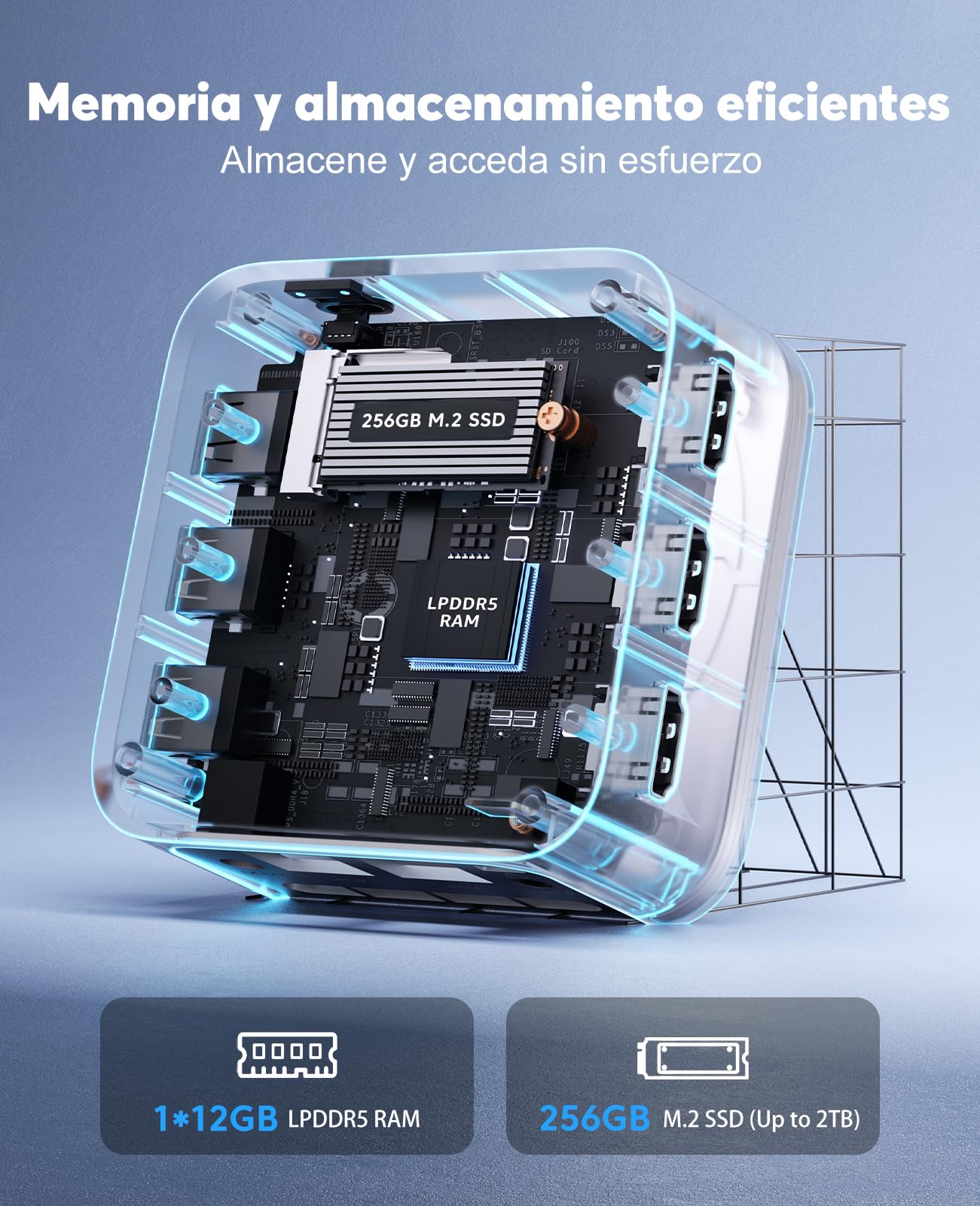 ACEMAGICIAN Mini PC T8Plus, 12th Gen Intel Alder Lake N100 Mini PC