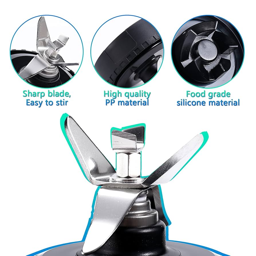 5 Fins Blade Replacement Part For 700w Ninja QB3001SS Fit