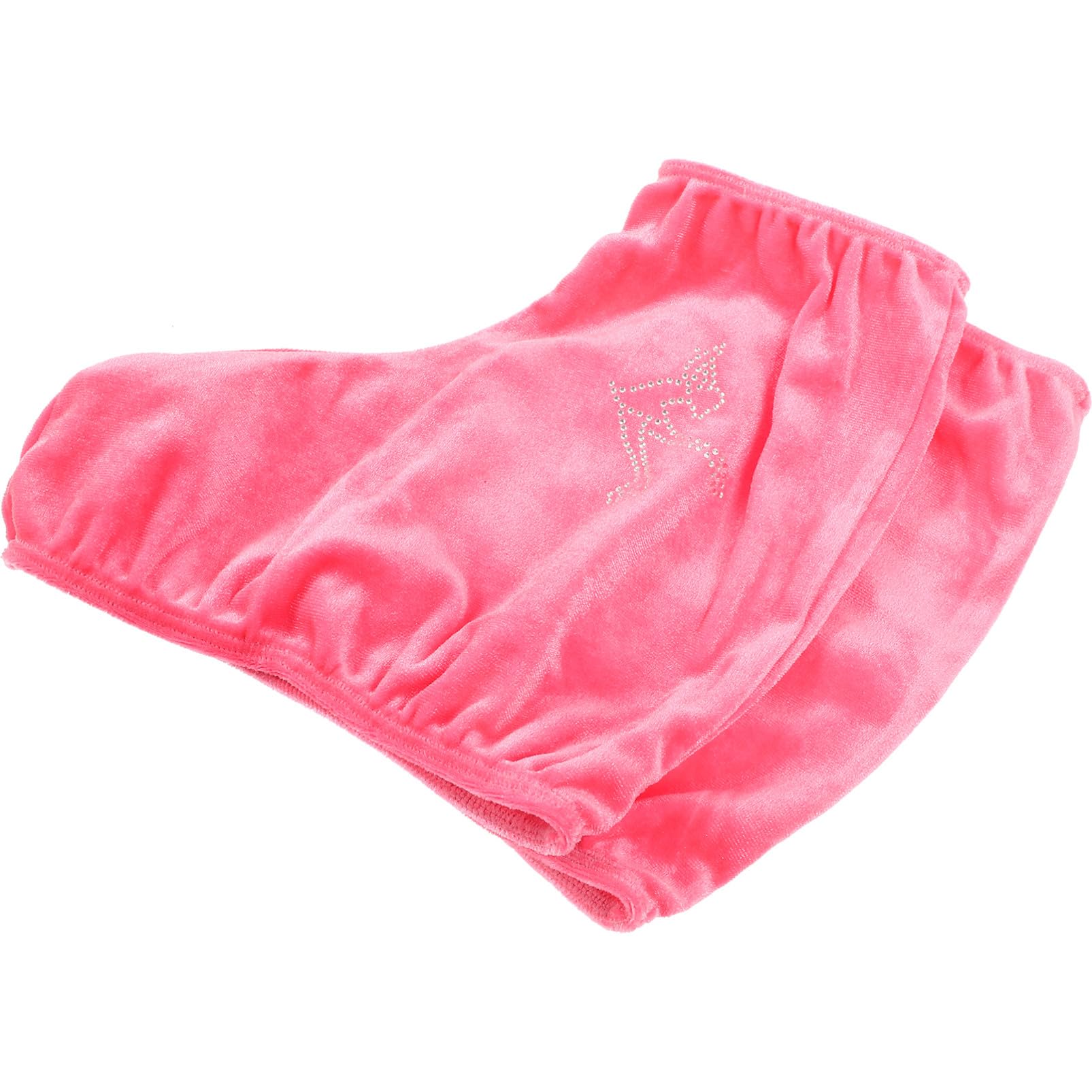 Copriscarpe per Pattini da Figura in Poliestere Rosa, Design Aderente e Flessibile, per Pattinaggio su Ghiaccio e Roller Skating