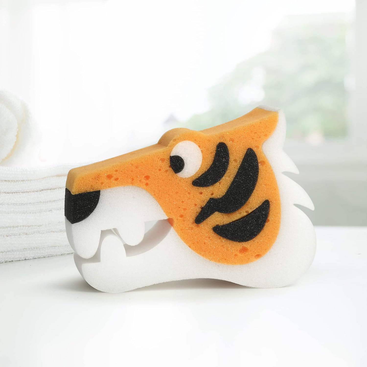 Genuine Fred Bath Biters, Children's Bath Sponge, Tiger image 5