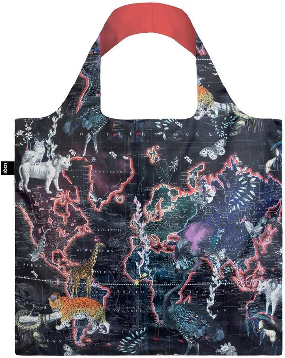 LOQI Unisex Artist Kristjana S Williams Interiors Reusable Shopping Bag (pack of 1)