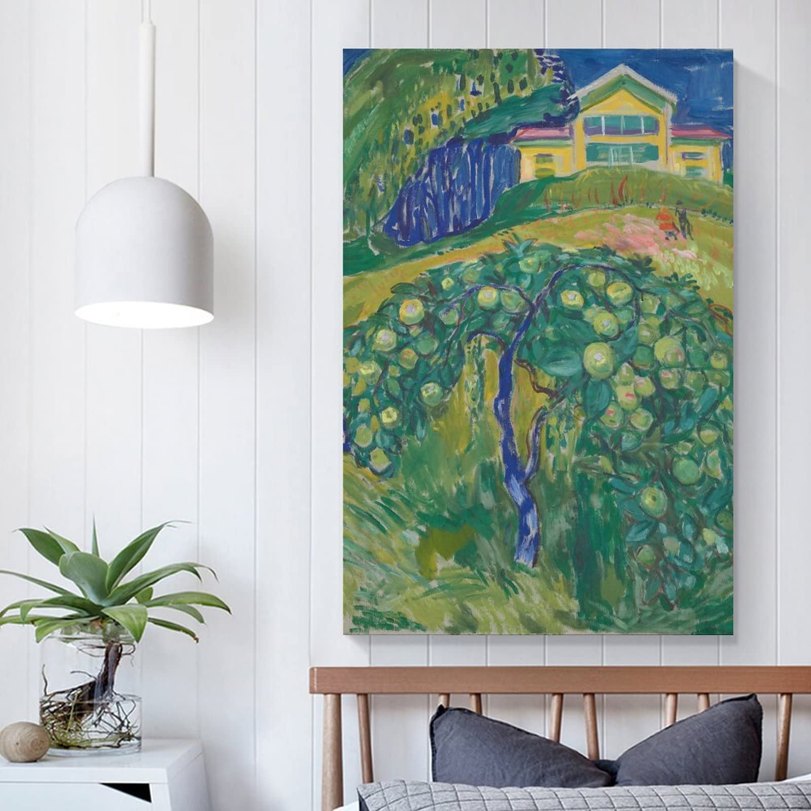 Amazon.co.jp: Edvard Munch エドヴァルド・ムンク 庭のリンゴの木