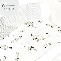 Vista 7 de Juego de sábanas ajustadas ultra suaves para cuna, 2 unidades, ajuste universal para cunas, cesta de moisés, colchón ovalado y rectangular, seguro