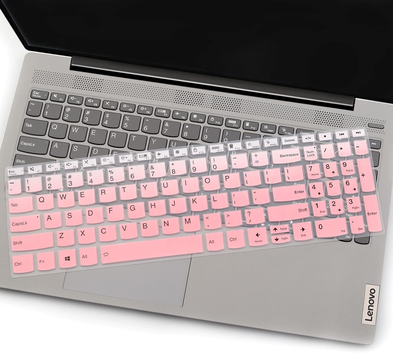 2 Pack Keyboard Cover for Lenovo V15 Series 15.6", Lenovo IdeaPad 1/IdeaPad 1i 15.6 inch Laptop 15ADA07 15IAU7 15ALC7 15IJL7, New Lenovo IdeaPad 1 15AMN7 15IGL7 15.6 inch Keyboard Skin image 5