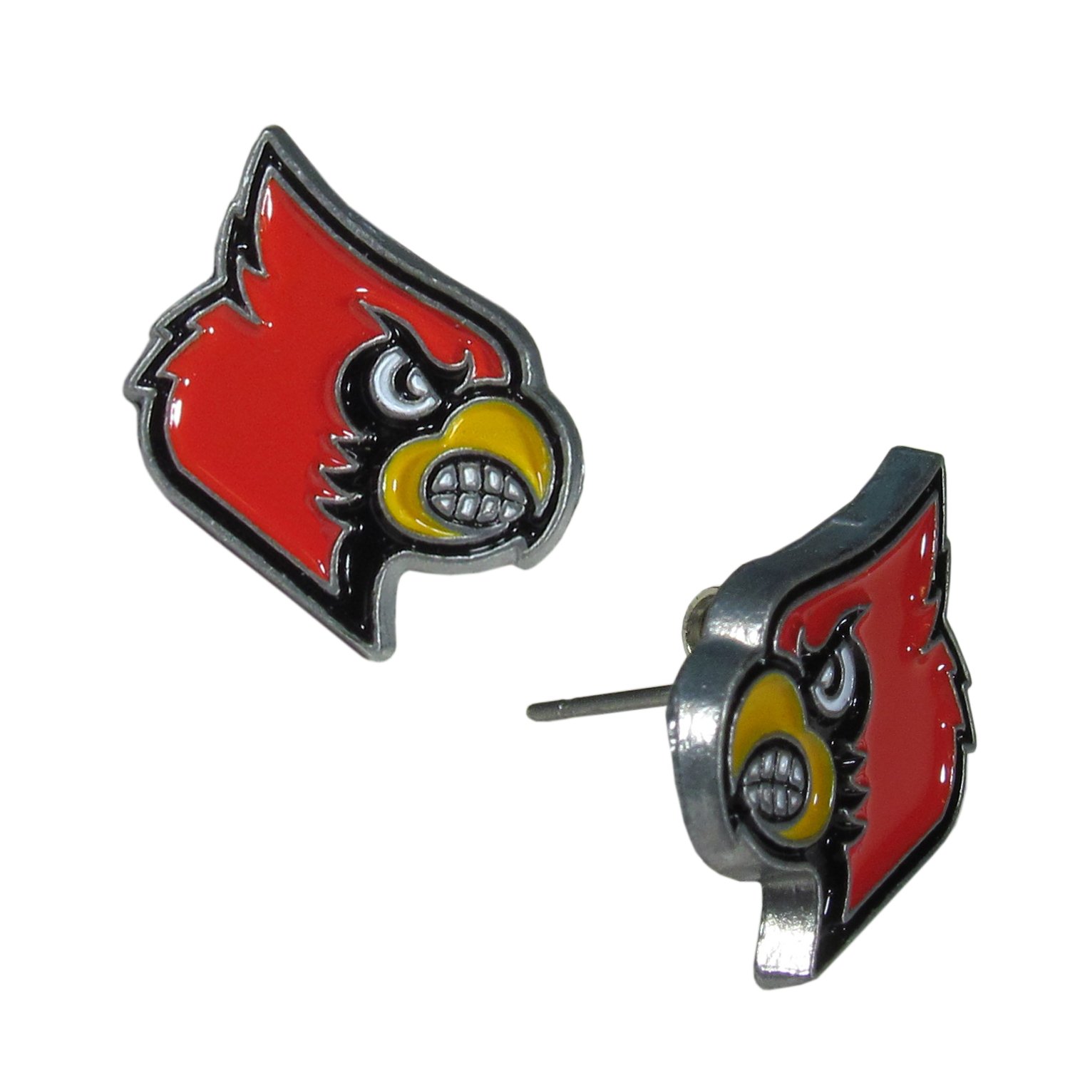 NCAA Louisville Cardinals Stud Earrings