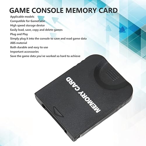 Miniatura 2 de Tarjeta de memoria de juego de alta velocidad para Gamecube Plug and Play Accesorios de datos (64 MB (1019 bloques)