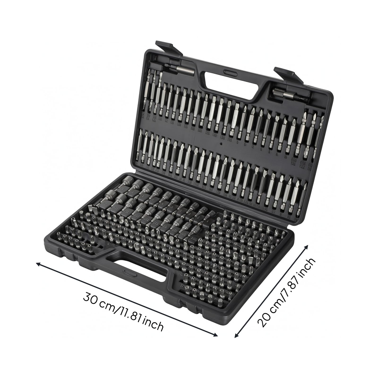 214 Pezzi Kit di Punte con Custodia Professionali Portainserti Magnetico Compatto Utensili per Cantiere