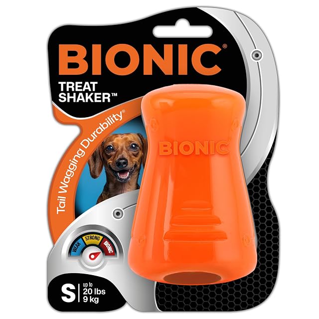 BIONIC Juguete Interactivo para Perros Treat Shaker, Peq