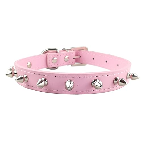 Newtensina Perros de Moda Collar con Pernos Punk Pernos estudiados Collar para Perros