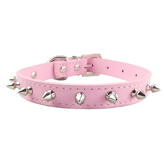 Newtensina Perros de Moda Collar con Pernos Punk Pernos estudiados Collar para Perros