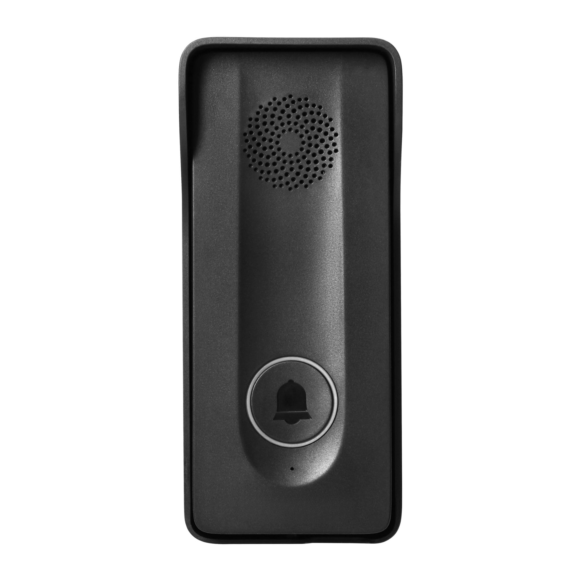 Platine De Rue pour Sonnette sans Fil Portier Audio sans Fil Longue Portée 440m Interphone sans Fil avec Intercom Contrôle De Gâche Électrique IP54 Extension pour Kit M1-DB-34WS/B