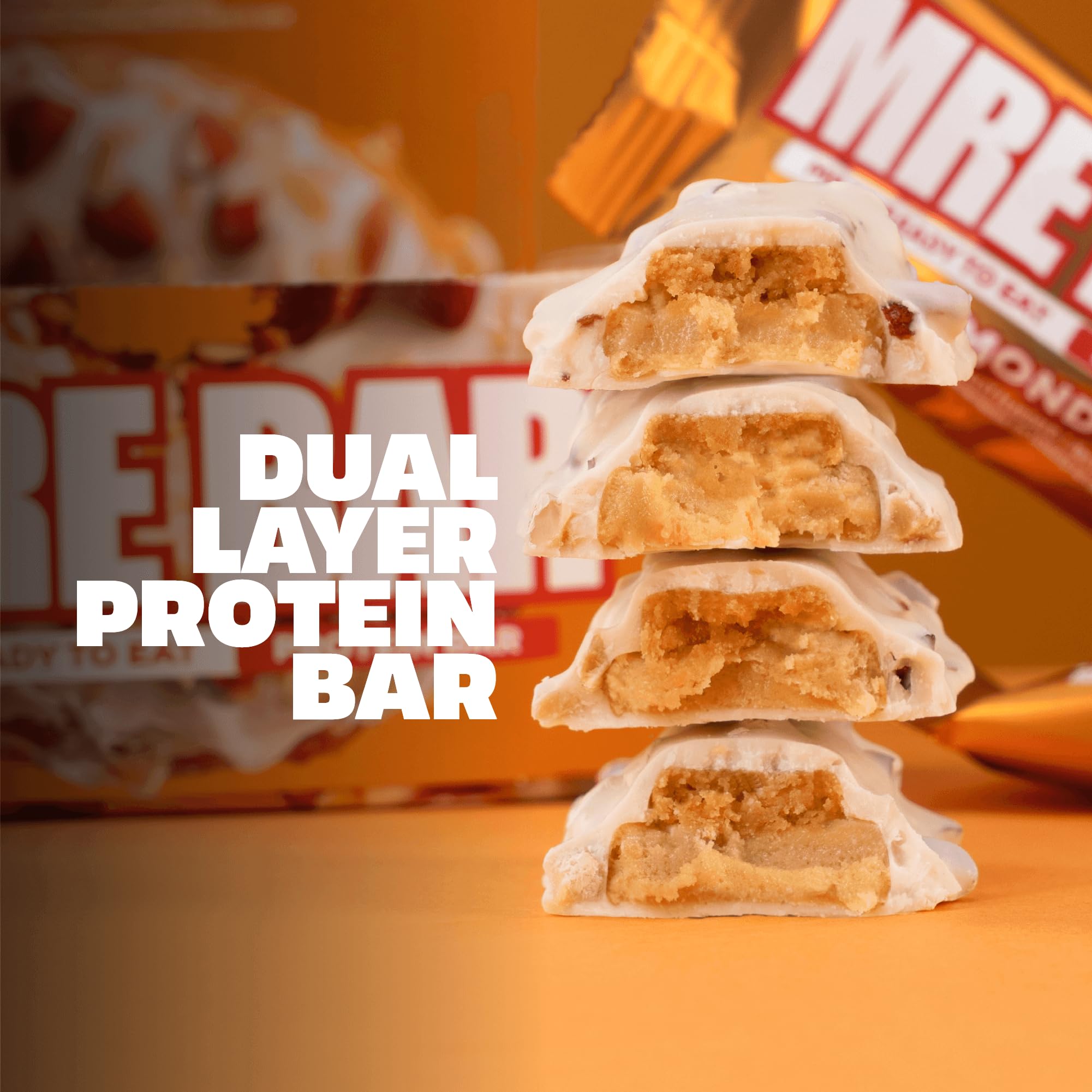 REDCON1 MRE Maple Almond Donut Protein Bars - 12 Count Snack Bars for Breakfast or Post-Workout — Amazon image 4