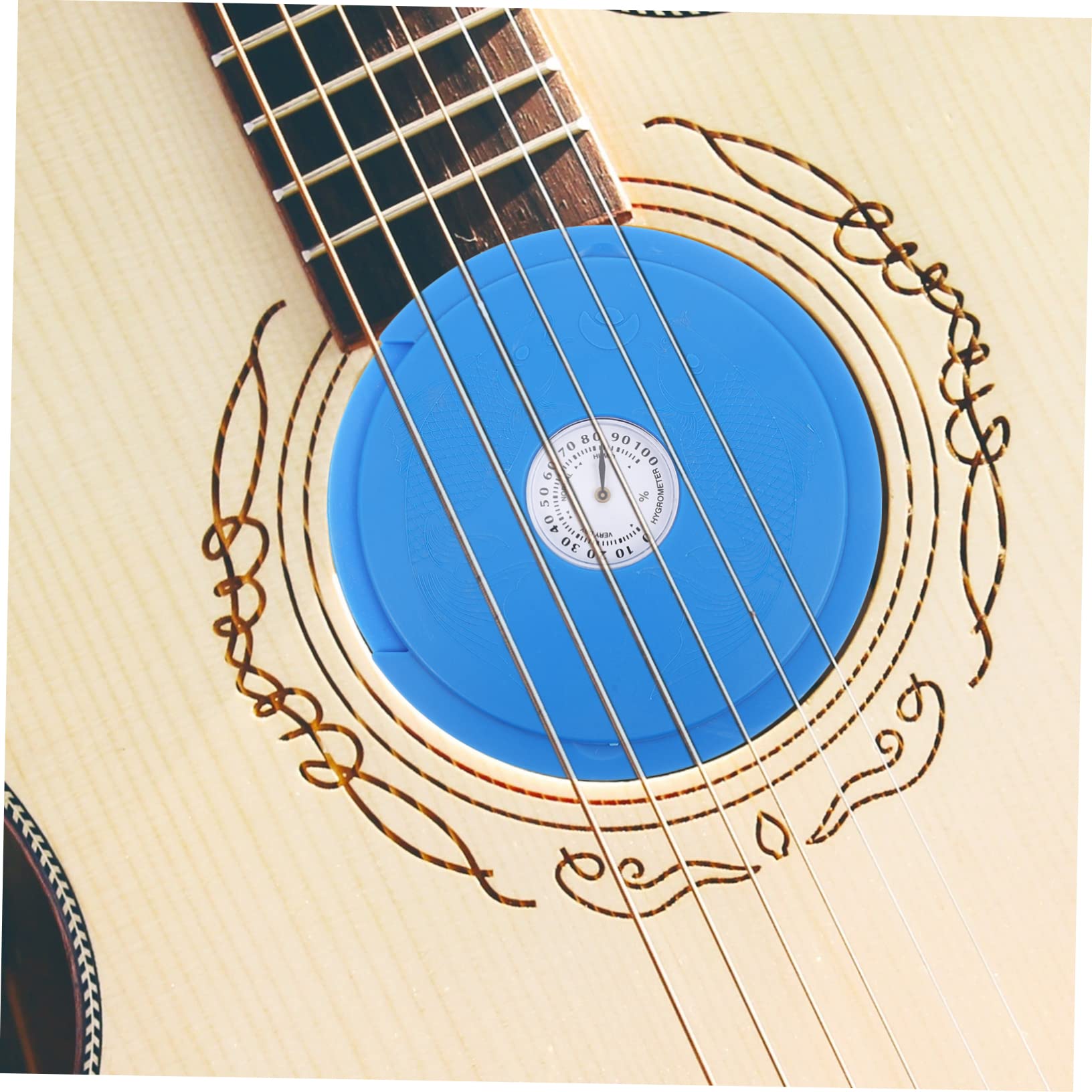ibasenice Humidificateur De Guitare Acoustique 3 Pièces Avec Hygromètre Et Kit Dentretien Pour Guitare