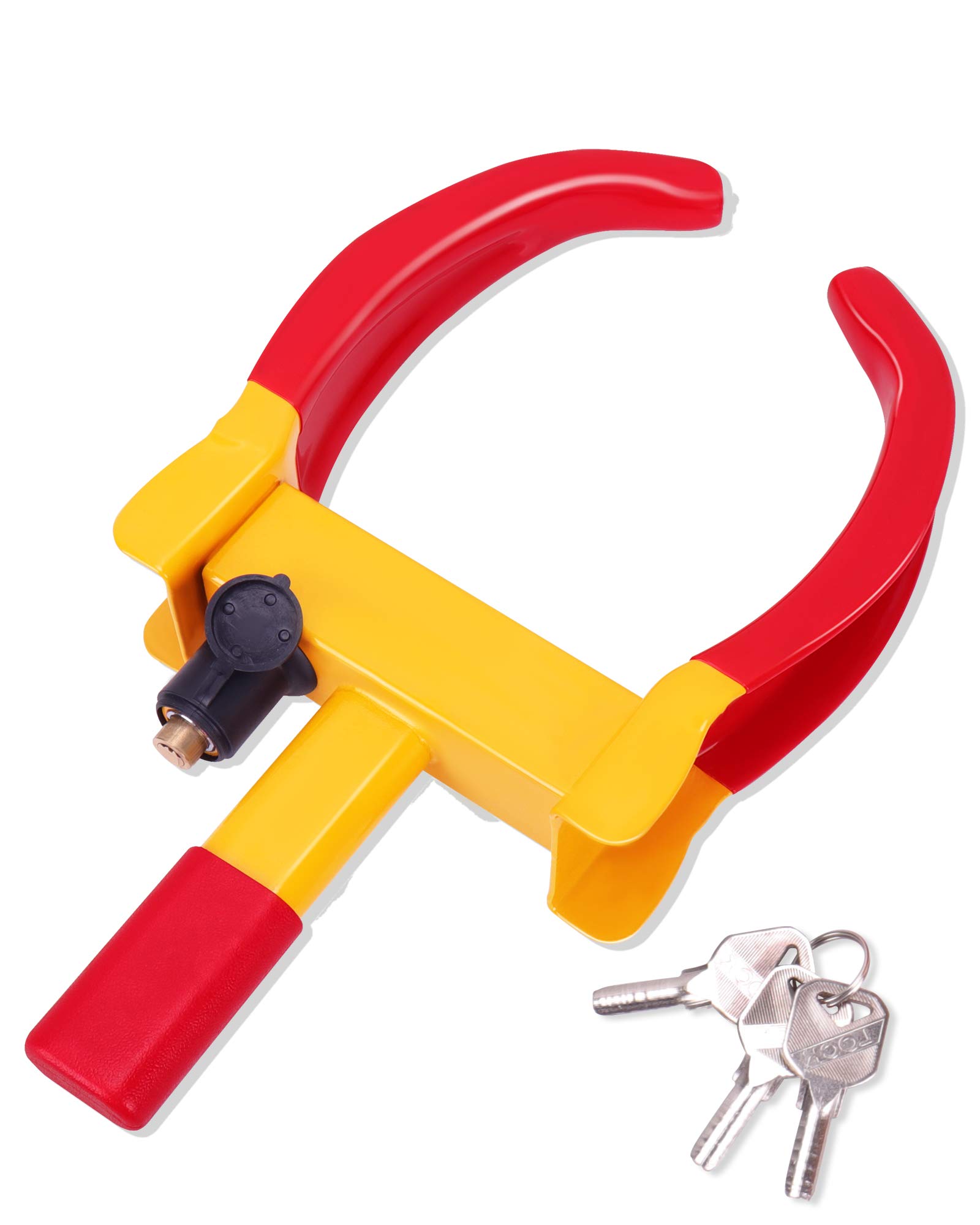 Tevlaphee Universal Wheel Lock Heavy Duty Security Trailer Wheel Lock