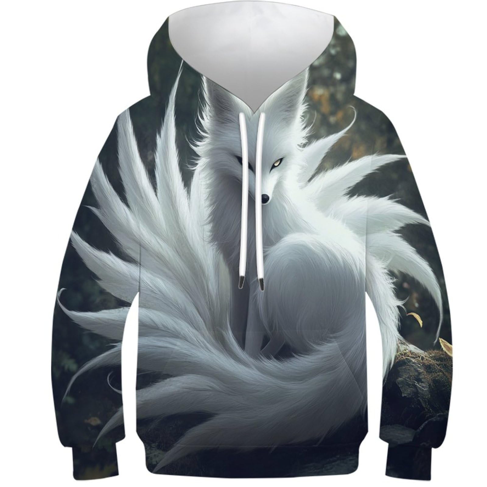 Sweat capuches 3D pour bébés garçons et grands enfants de 10-12 ans - 8