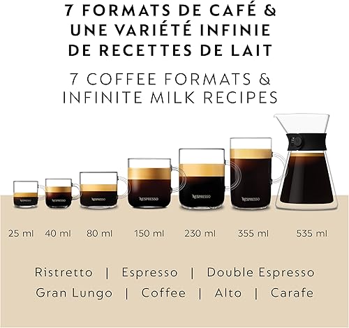 Miniatura 8 de Nespresso Vertuo Creatista - Cafetera y espresso de Breville, acero inoxidable cepillado