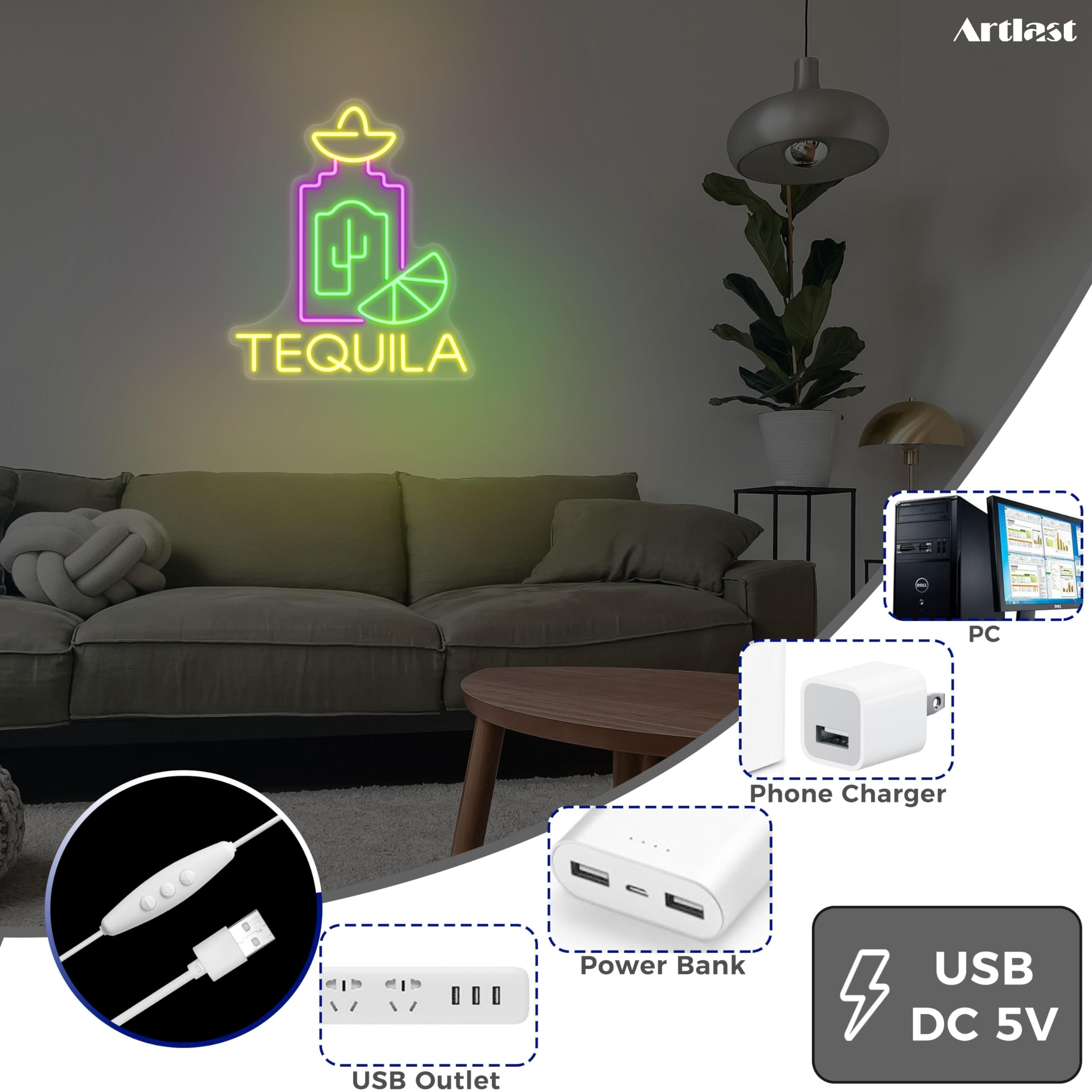 テキーラ ネオンライト LED サイン バー装飾 インテリア照明 Amazon.co.jp: Artlast テキーラ ネオンサイン LED ネオンライト 壁
