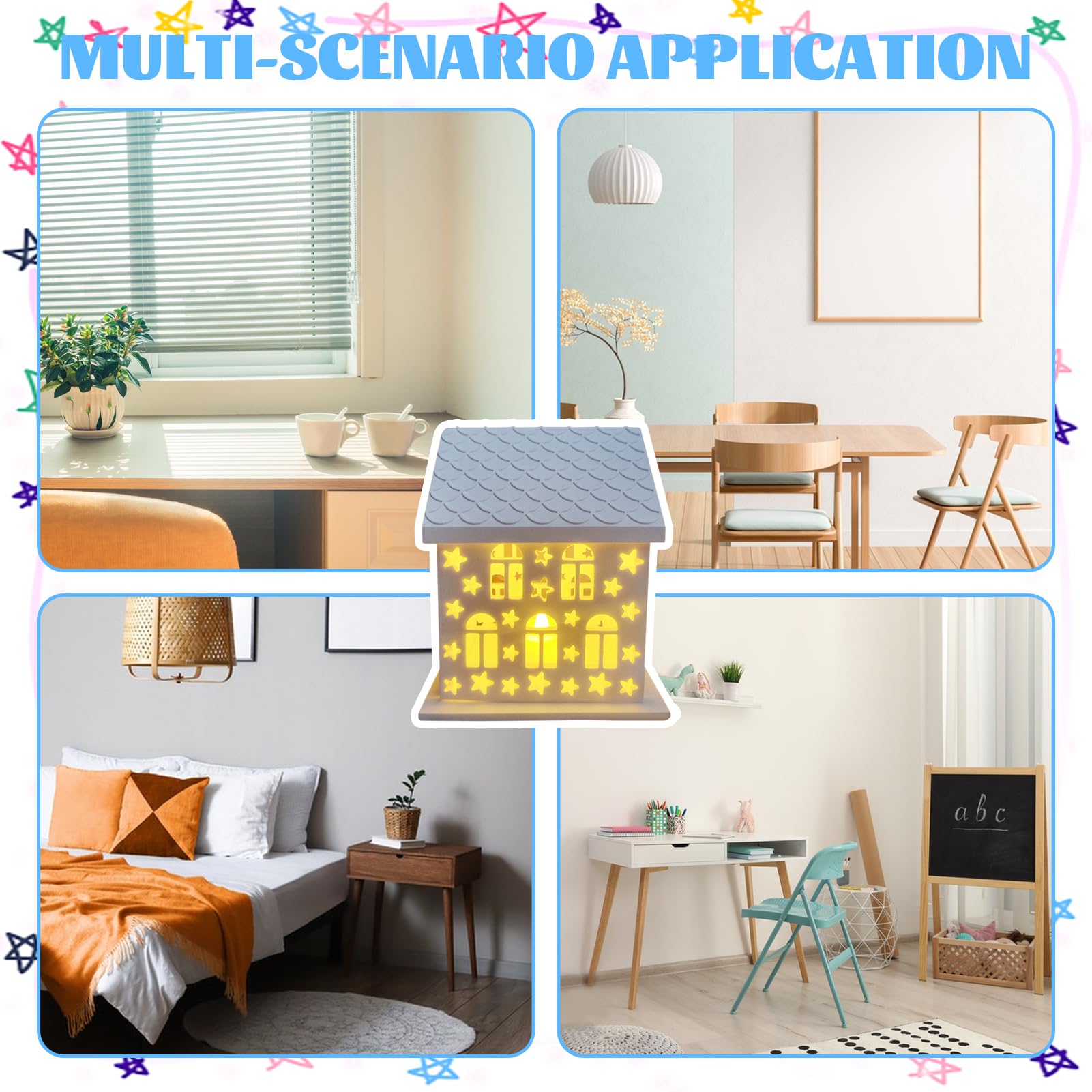 Moule En Silicone Pour Maisons, Mini Maisons, Moule En