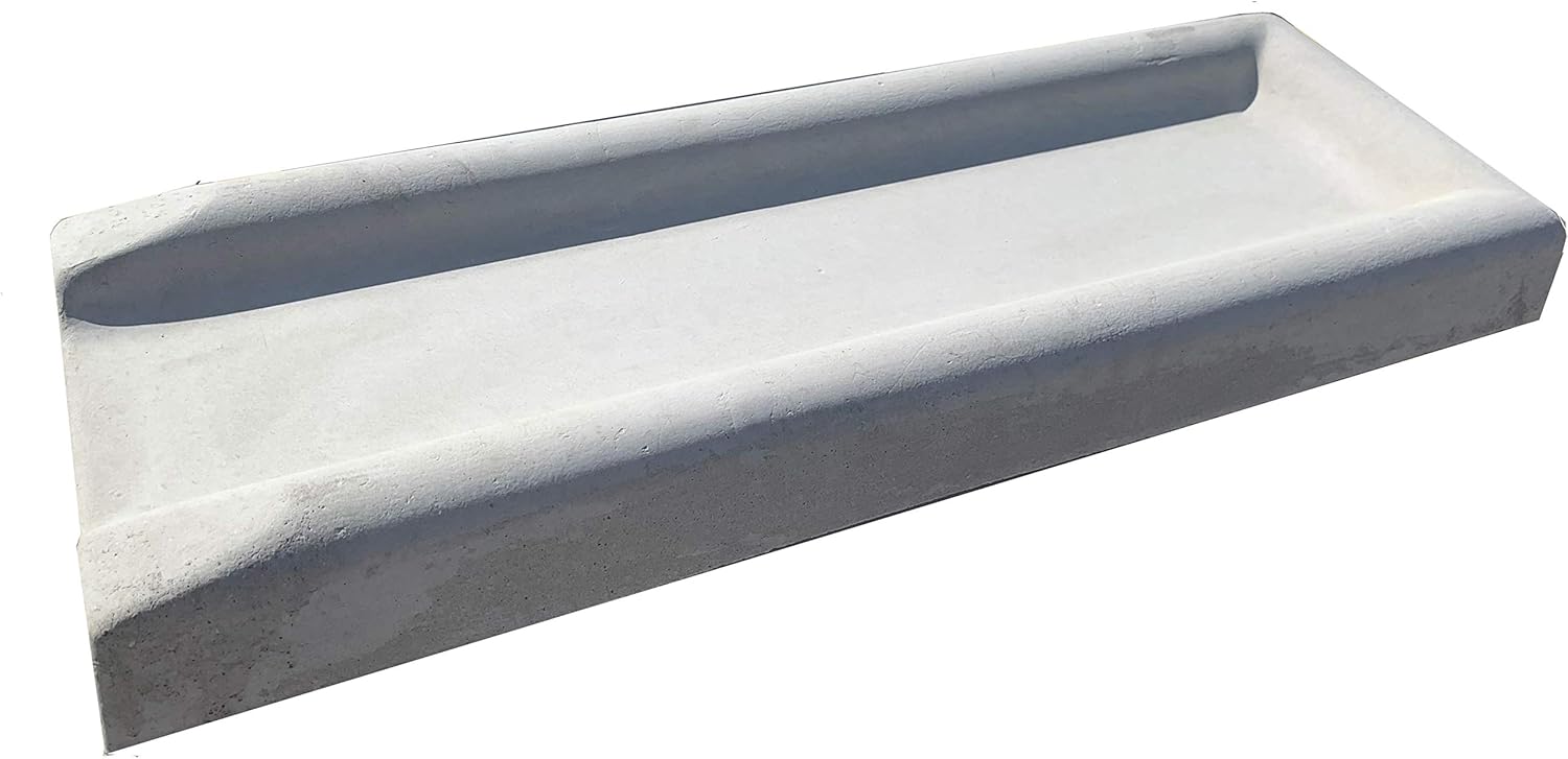 NuCast Precast Concrete Splash Block for Water and rain Drainage from