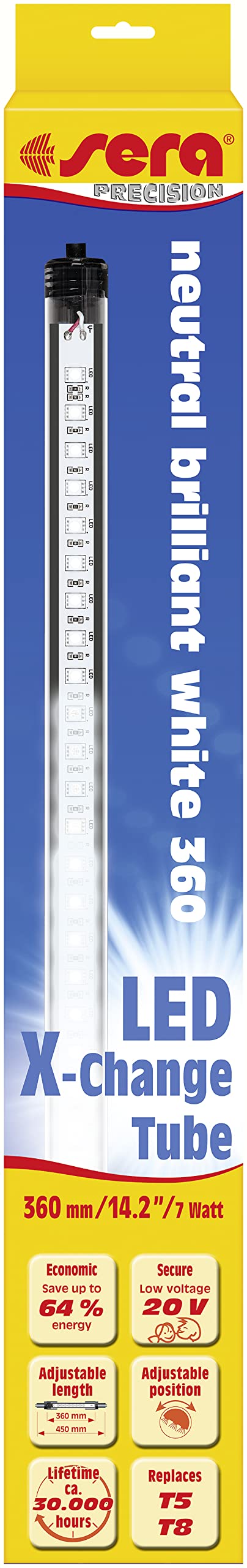 Sera LED Neutral Brilliant White 360 mm éclairage de jour pour salon apaisant