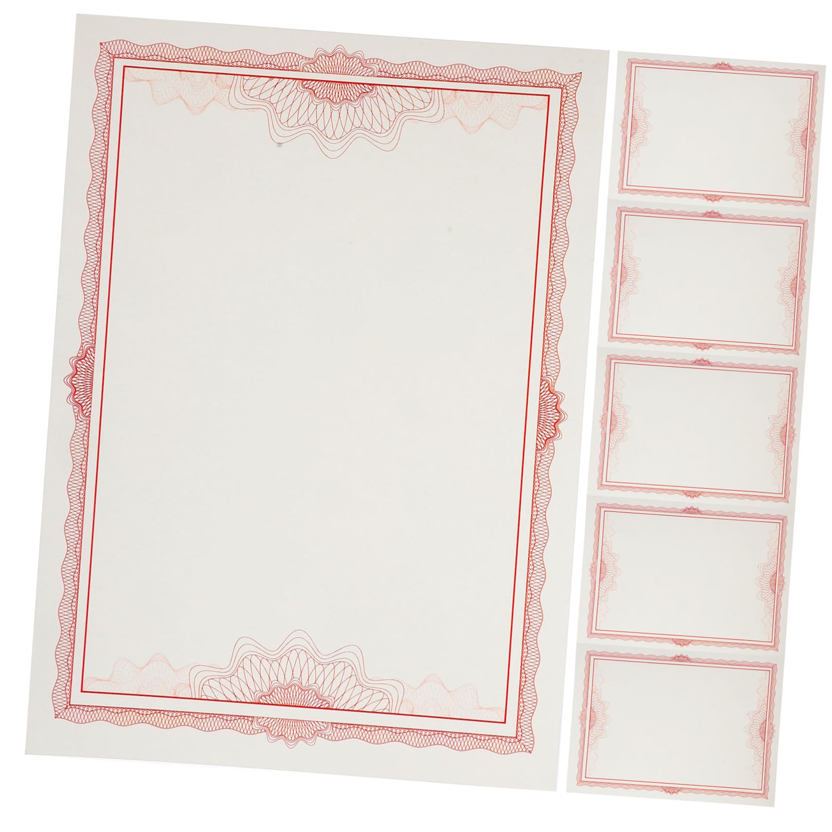 18hojas Papel Para Graduación Papel Imprimible Para Diplomas y Certificados De Honor Para Escolar y Premios Paquete