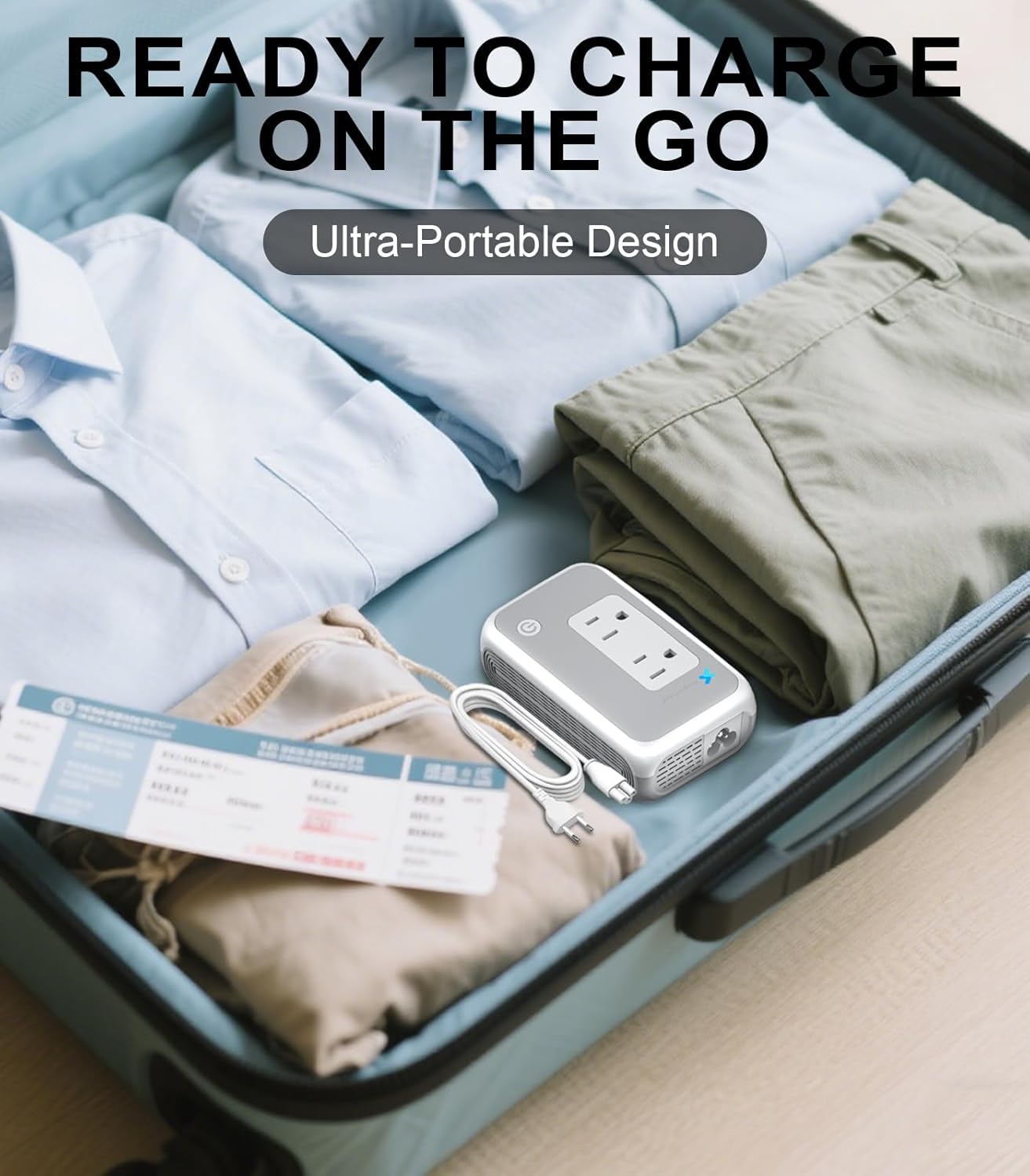 Mapambo 250W European Converter, Specially for Curling Iron and Hair Straightener, 220v to 110v Voltage Converter, with 2 AC Sockets with 2 USB C & 2 USB A Ports