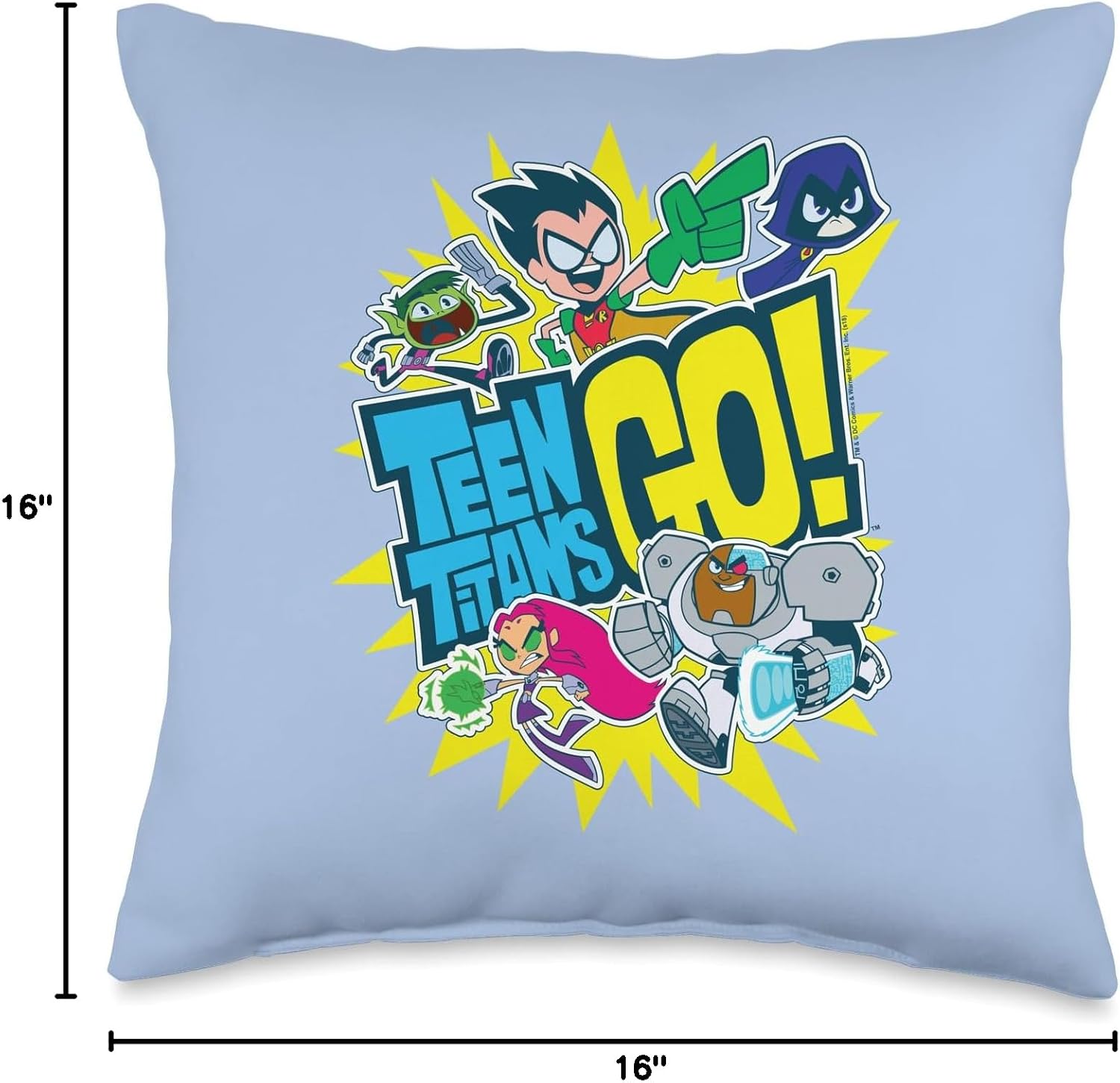 Teen Titans Go! Team Throw Pillow