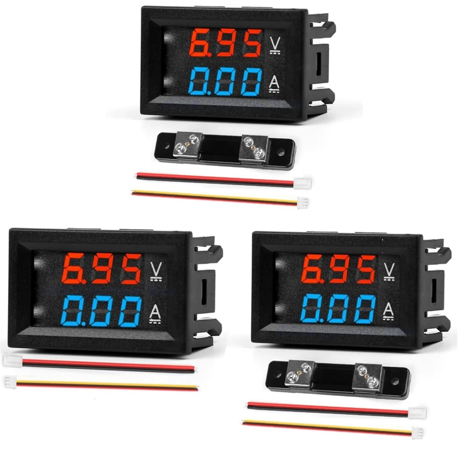 Voltmètre ampèremètre numérique DC 0-100V 10A pour mesures de précision