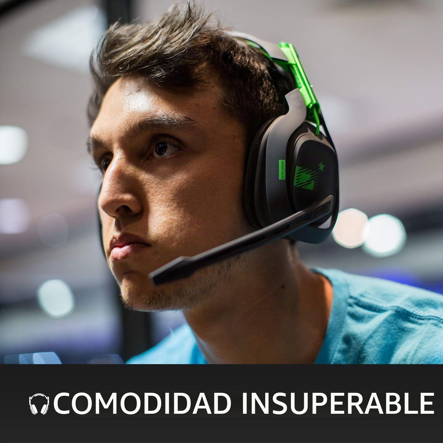 ASTRO Gaming A50 - Auriculares con micrófono inalámbricos y Estación base, Tercera generación con sonido envolvente Dolby 7.1, compatibles con PlayStation 4/PC/Mac, Negro y Azul