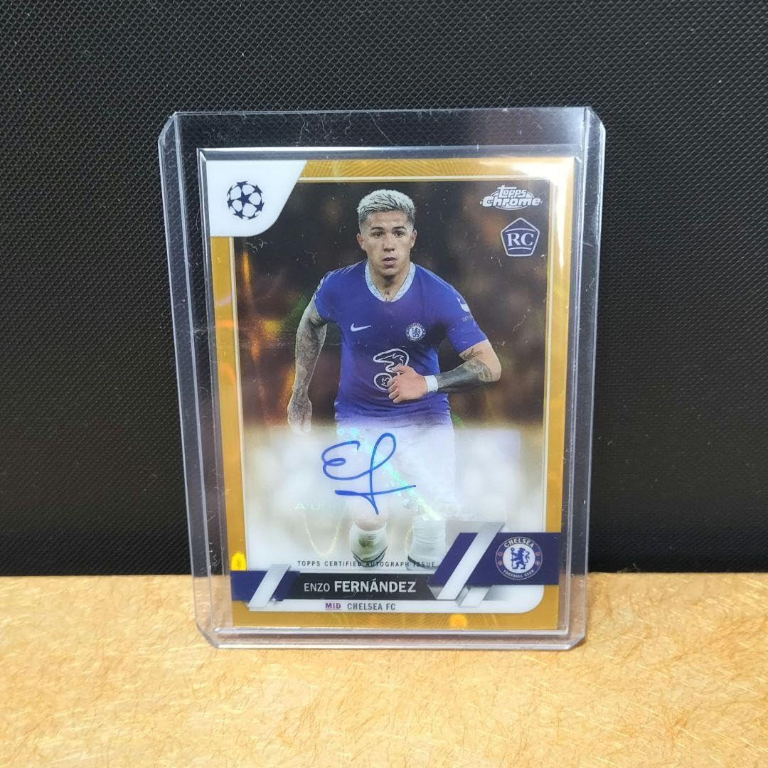 Amazon.co.jp: topps エンソフェルナンデス Gold Lava RC サイン入り 