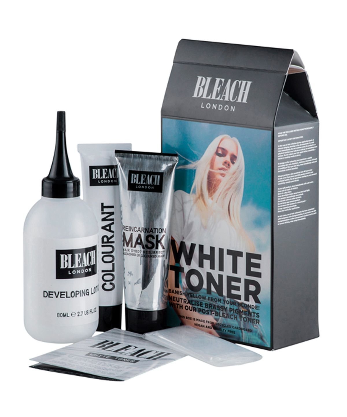 Bleach London weißes Toner-Kit, 2er-Pack