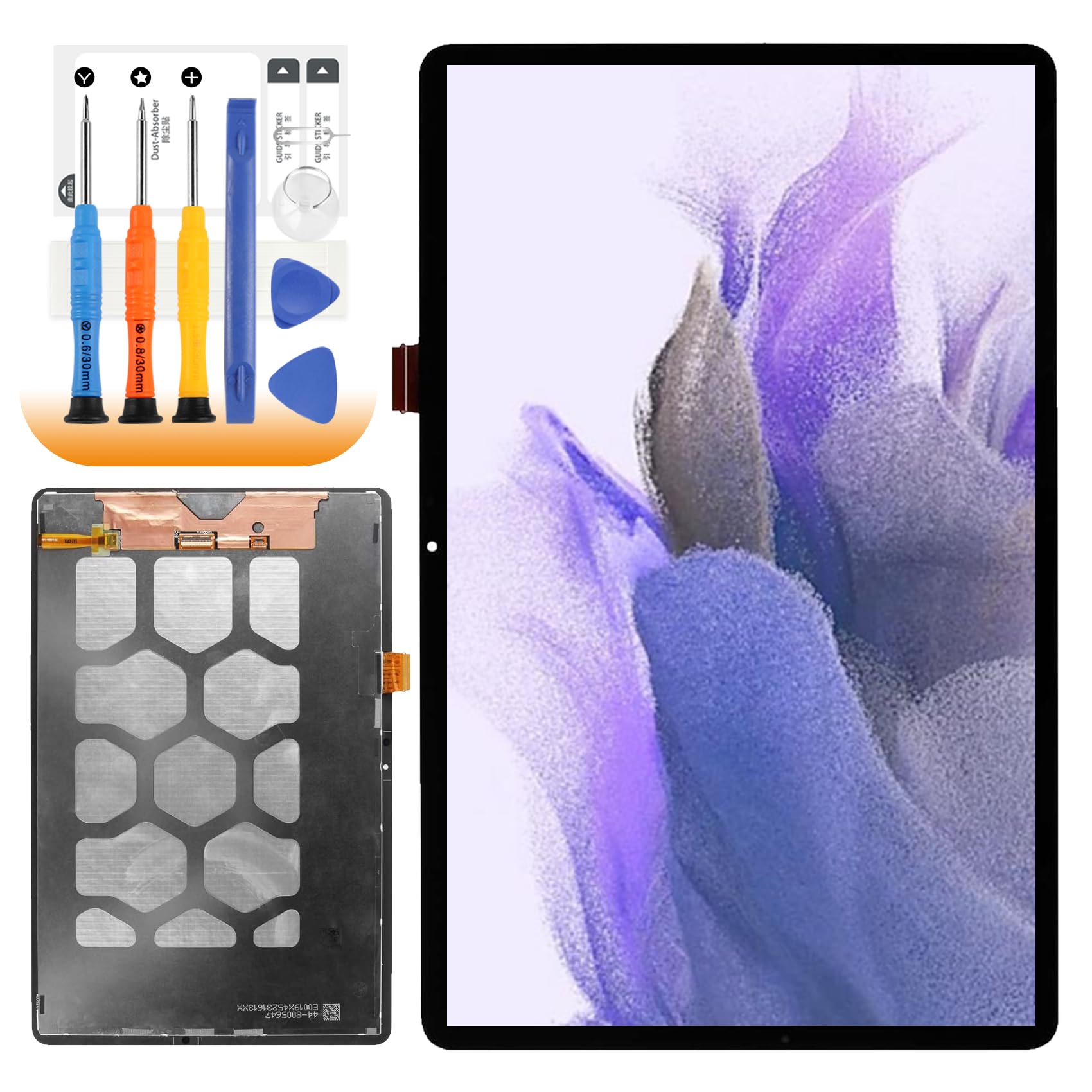 for Samsung Galaxy Tab S7 FE Screen Replacement for Samsung Tab S7 FE LCD Display SM-T733 SM-T735 SM-T730 LCD Digitizer Assembly Repair Part with Tools