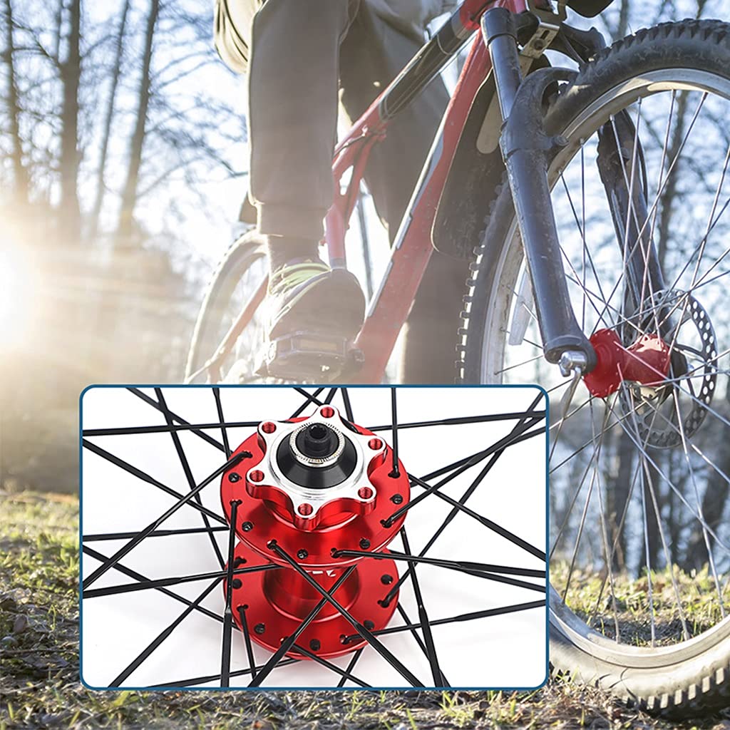 Zestaw kół do roweru górskiego 29 cali, z przodu 2 łożyska kulkowe, z tyłu 4 łożyska kulkowe, hamulce tarczowe, wysokość felgi 21 mm, szybkozamykacz do 7-11-rzędowych