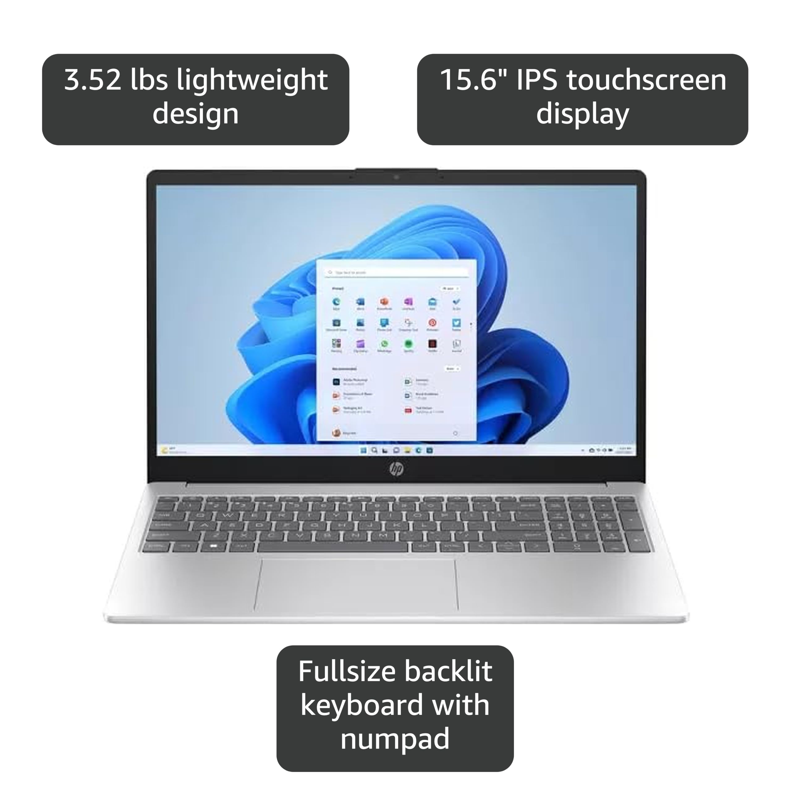 Amazon.com: HP 2025 Laptop | 15t-fd100 | 15.6