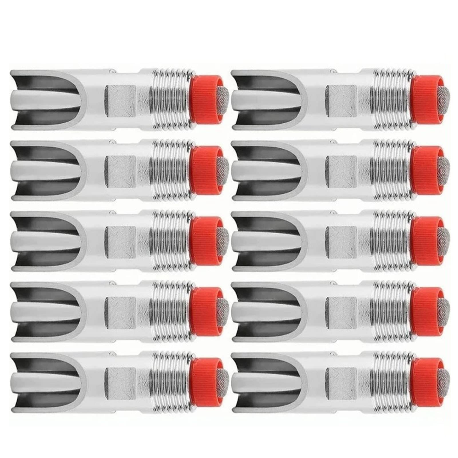 Bebedero automático para kit de comedero de ganado con flujo regulable, 10 uds.