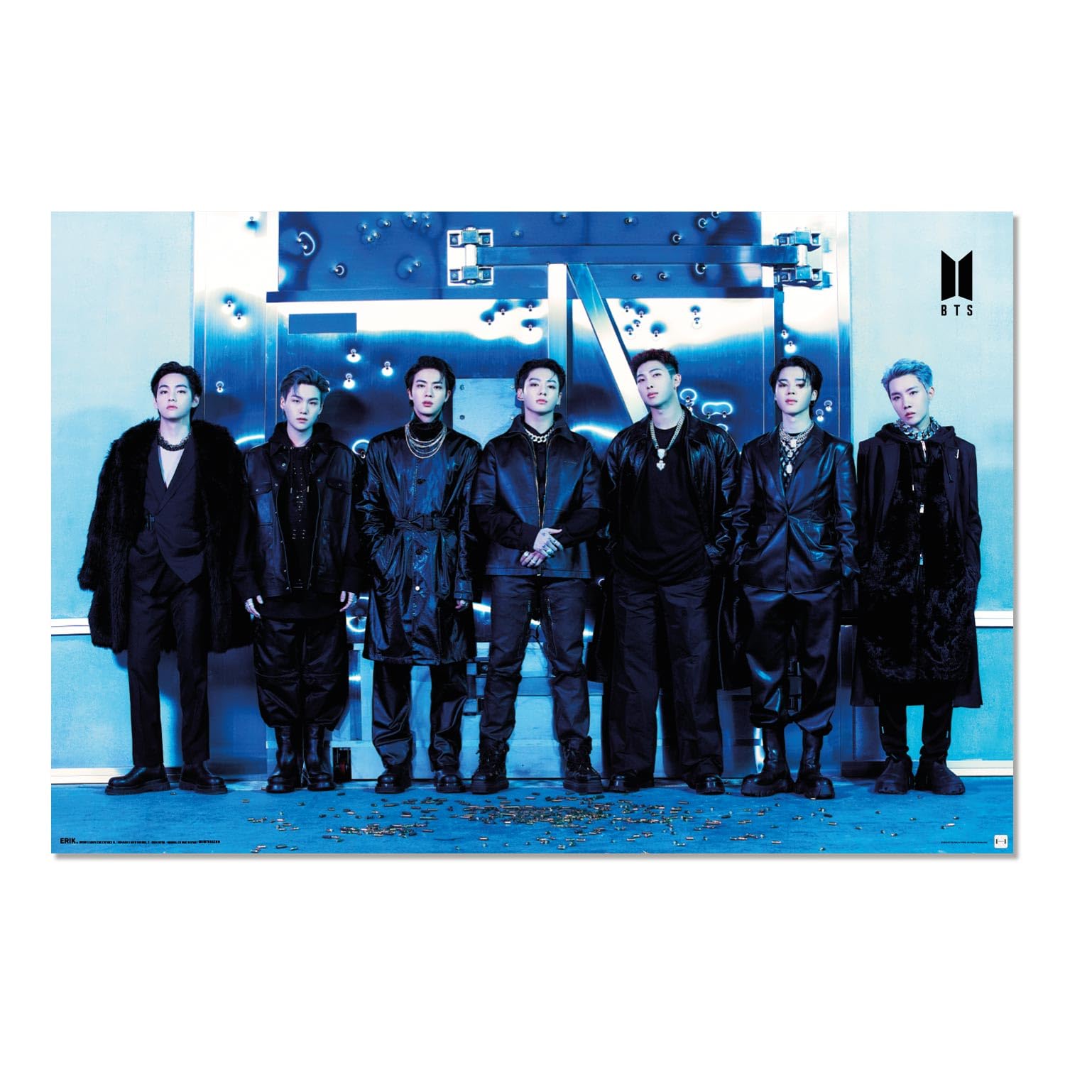 Grupo Erik Poster BTS - 36 x 24 inches / 91.5 x 61 cm - Shipped Rolled Up - Cool Posters, Art Poster, Wall Posters & Prints