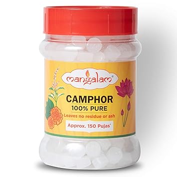 Mangalam Camphor Tablet 100g Jar - Pack of 1