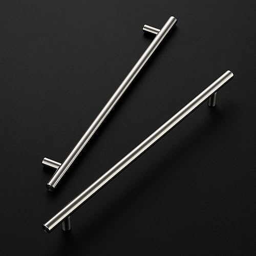 Miniatura 2 de Ravinte Manijas de gabinete de 12-12 pulgadas, níquel cepillado, acero inoxidable, manijas para armarios de cocina, manijas de gabinete de 10