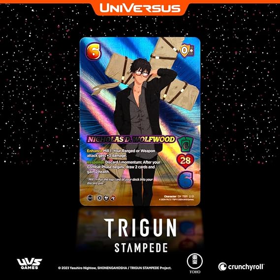 UniVersus: Challenger Series - Trigun Stampede Card Game