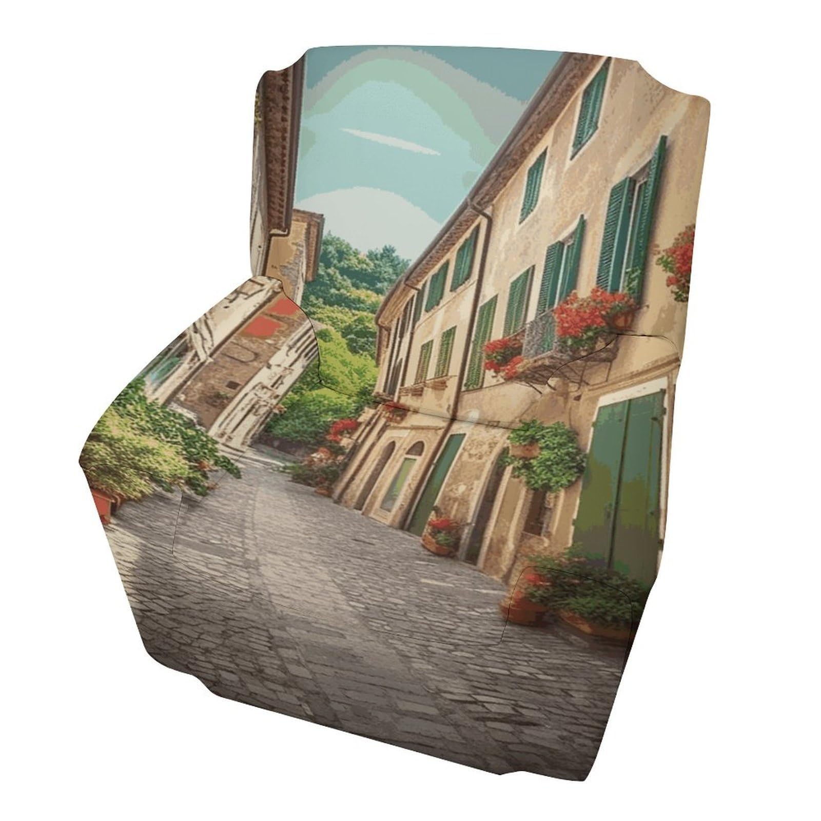 Fekiloot Style Italy Street Couch Cover Sofa Cover Sofa Slipcover