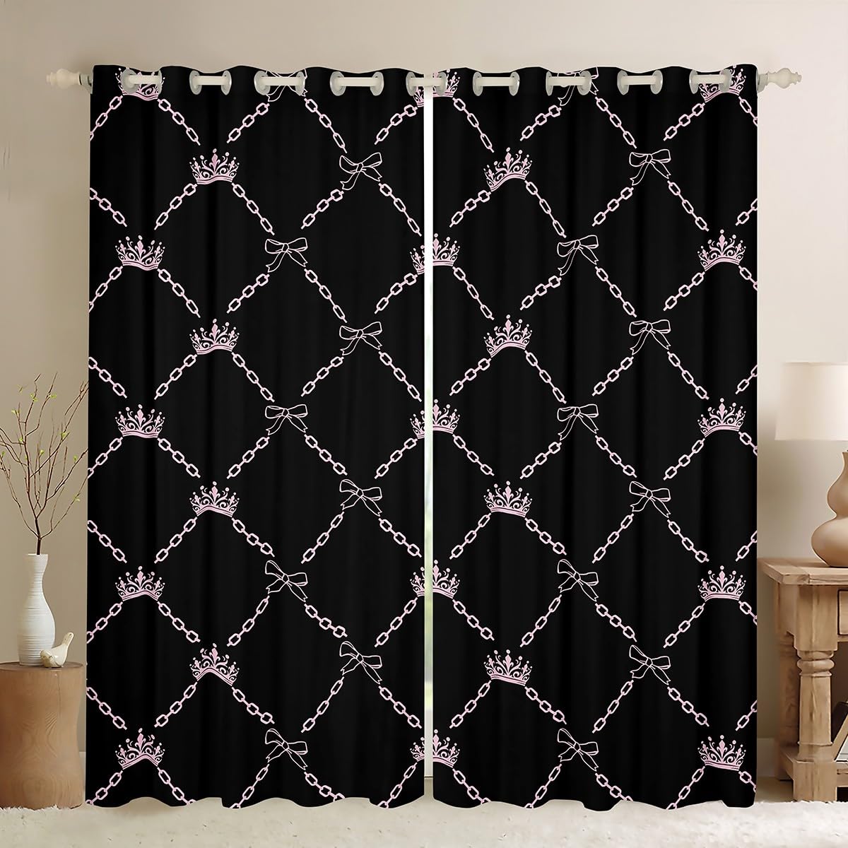 Rideaux de fenêtre pour filles Manfei pour tamiser la lumière de la chambre